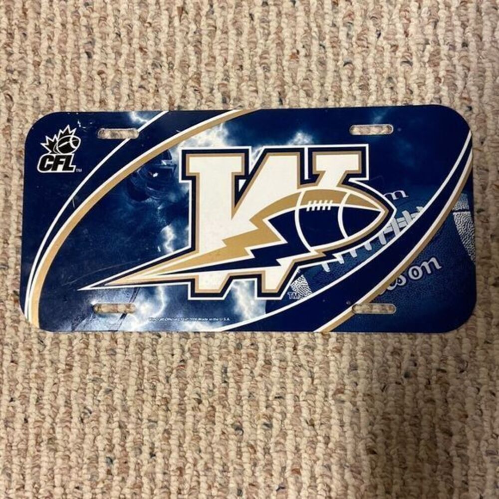 NWT CFL LICENSE PLATE